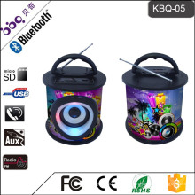 Altifalante de música Bluetooth equipamento de áudio profissional Com 9 moda cor desenhos coloridos